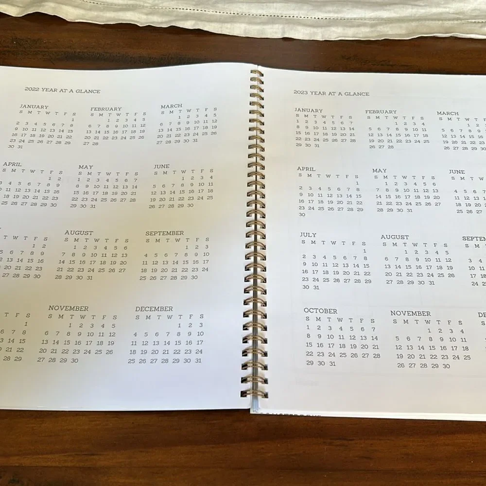 Planner undated notebook NeW Jess Paper and Co